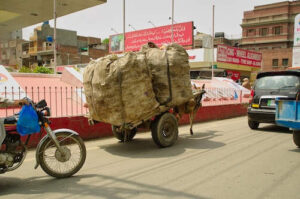 Stadtverkehr in Pakistans Städten
