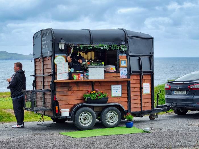 Westlichste Kaffeewagen Irlands