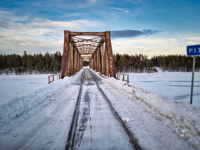 Eisenbahnstrasse in Schweden