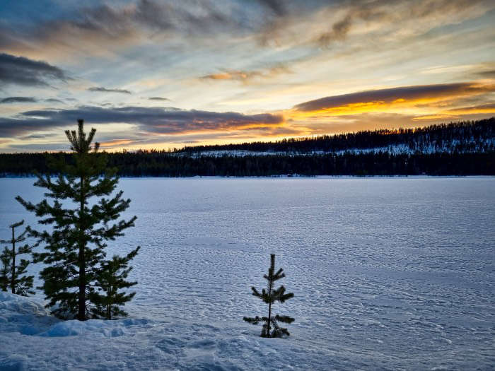 Sonnenuntergang in Schweden