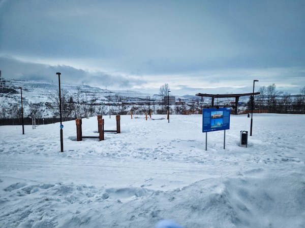 Kiruna hier stand einmal das Rathaus