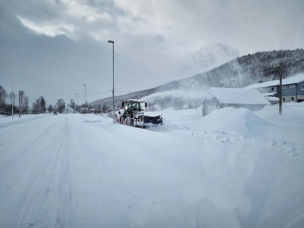 Schneeräumer in Norwegen