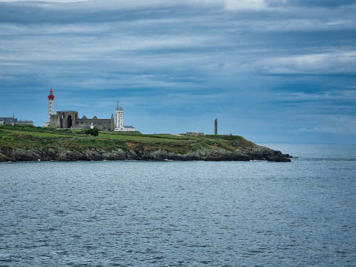 Blick von unserem Stellplatz auf Pointe Saint Mathieu