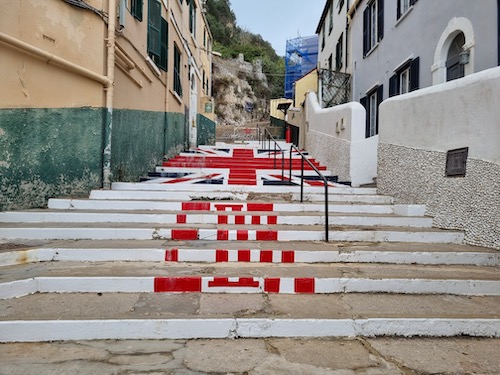 Treppengestaltung in Gibraltar