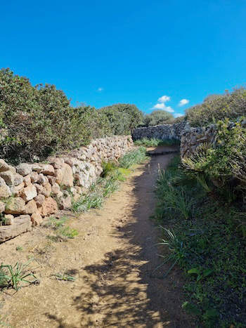 Wanderung auf Sardinen