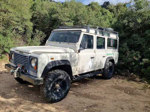 Landrover der uns von der Schlucht Gola Gorropu zurück brachte