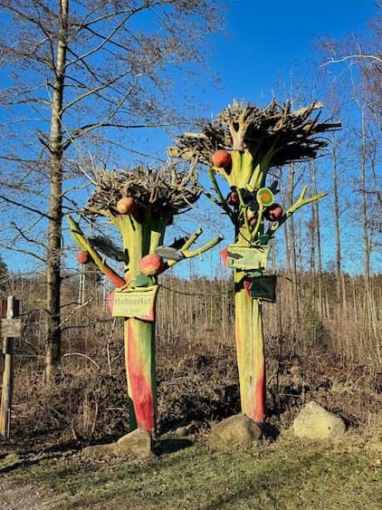 Wegweiser bei Drei Annen Hohne