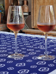 Orangener Wein