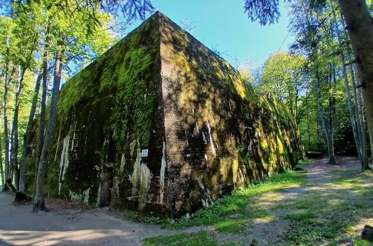 Bunker auf deer Wolfsschanze in Polen