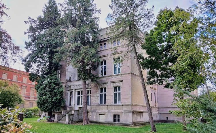 Villa des Freiherr von Richthofen in Schweidnitz