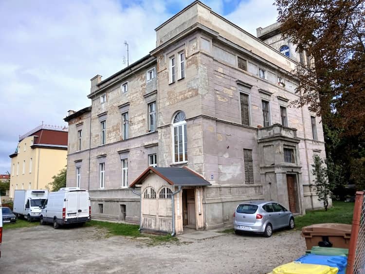 Villa des Freiherrn von Richthofen in Schweidnitz