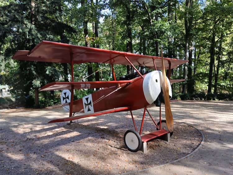 roter Fokker DR 1 Dreidecker von Richthofen