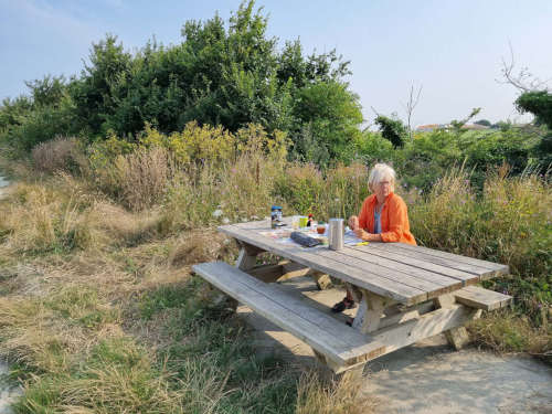 Frühstück am Meer