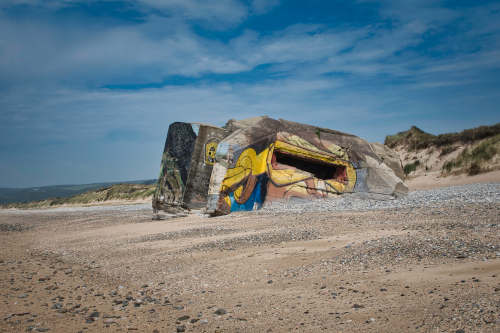 Kunst an Bunkerresten