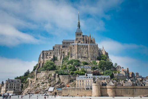 Letzter Blick auf Le Mont Saint-Michel