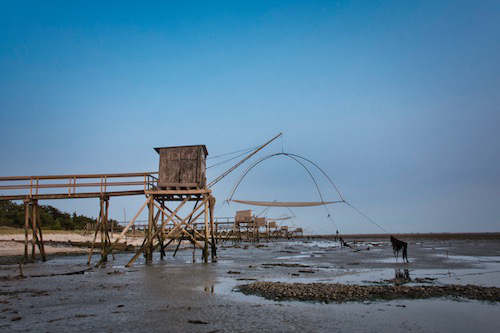 Netzfischerei am Strand