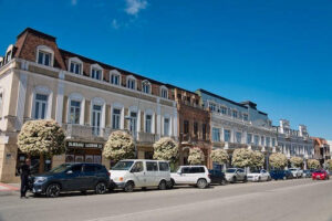 Schöne Straßenzüge in der Stadt Telavi
