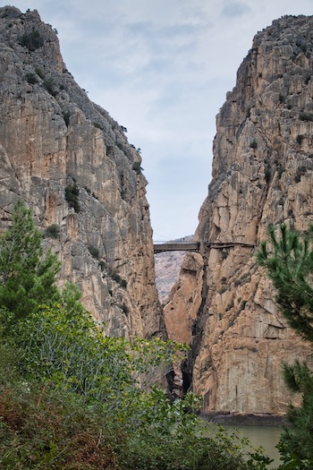 Letzter Blick in den Caminito del Rey