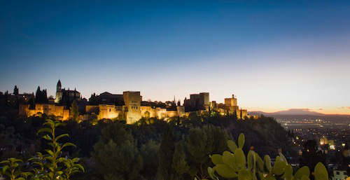 Alhambra am Abend