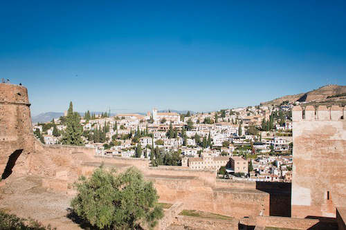 Blick auf Granada