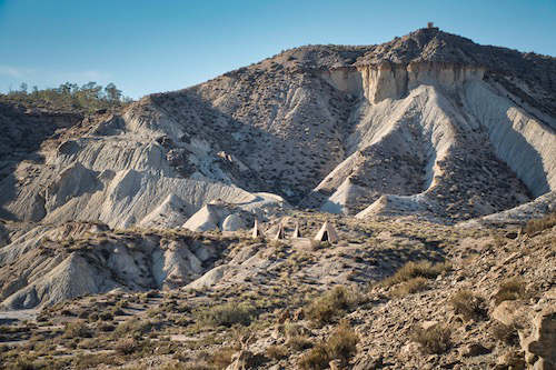 Wüstenlandschaft Tabernas Die Indeaner kommen