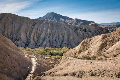 Wanderung durch die Wüstenlandschaft Tabernas