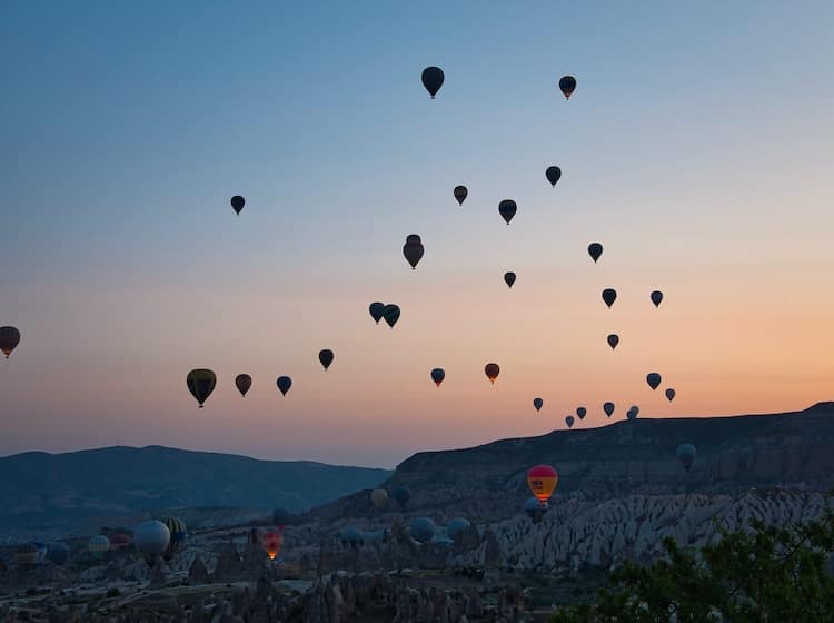 Ballons in Kappadokien