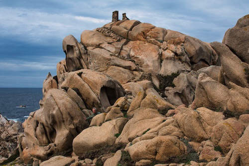 Granitfelsenlandschaft am Capo Testa