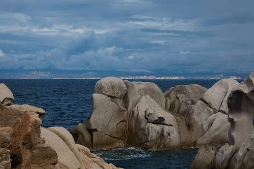 Granitfelsenlandschaft am Capo Testa