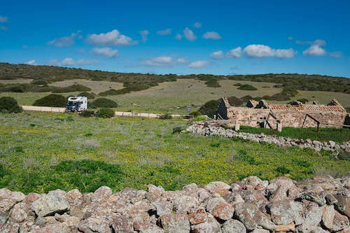 Wanderung an der Küste auf Sardinen