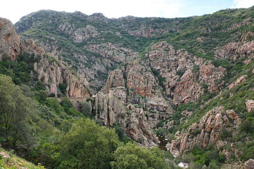 Die Berge auf Sardinien