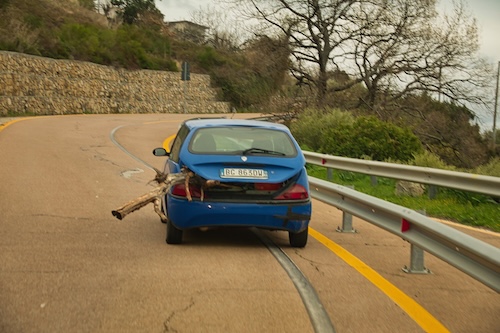 Auto mit toller Ladung