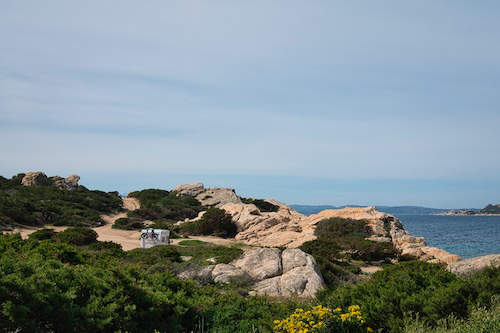 Schöne Bucht auf La Maddalena