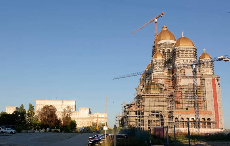 Ceaucescuschen Präsidentenpalast Bukarest in Rumänien