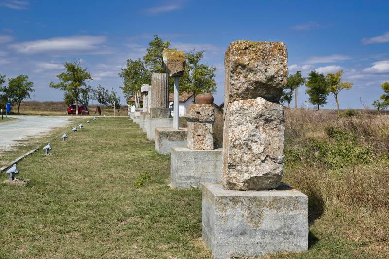 Rumänien archäologische Ausgrabungsstätte Histra,