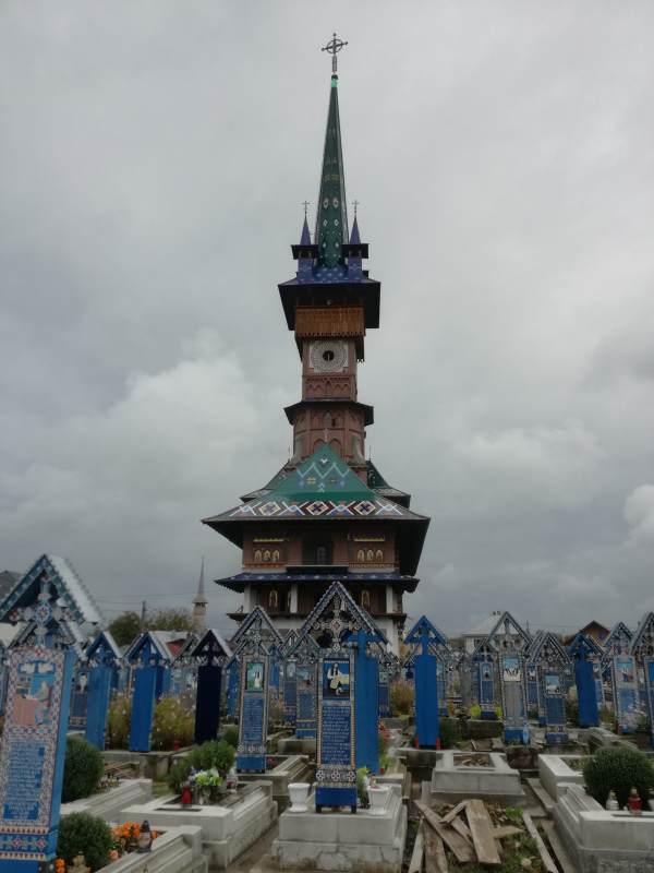 Sapanta fröhlicher Friedhof Rumänien