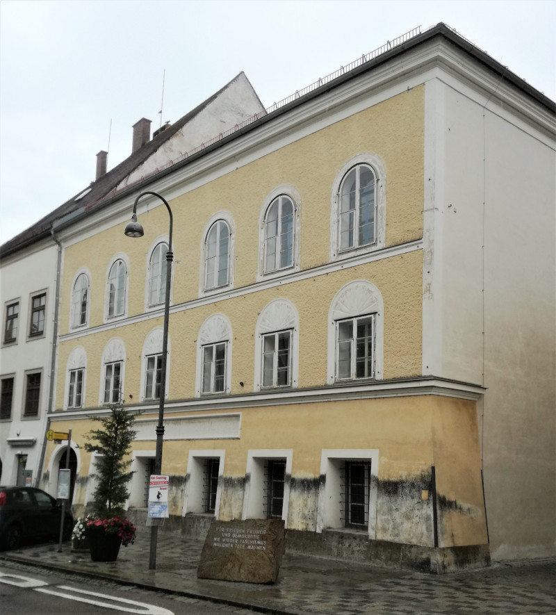 Hitlers Geburtshaus in Braunau