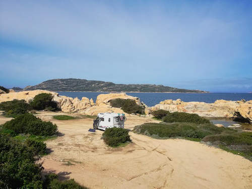 Schöne Bucht auf La Maddalena