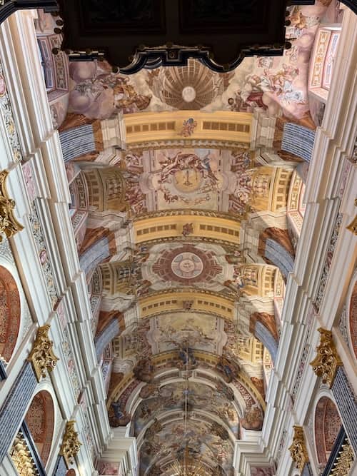 Deckenbemalung der Wallfahrtskirche Heiligenlinde in Polen