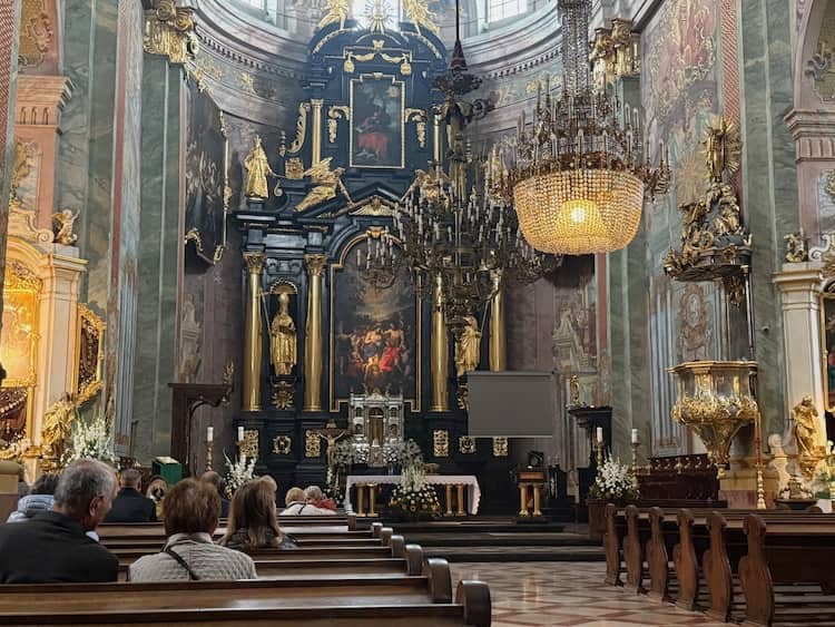 Altar in der Kathedrale in Lublin