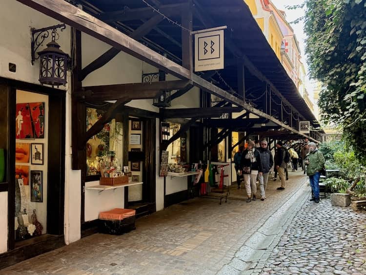 Viehmarktgasse heute Künstlergasse