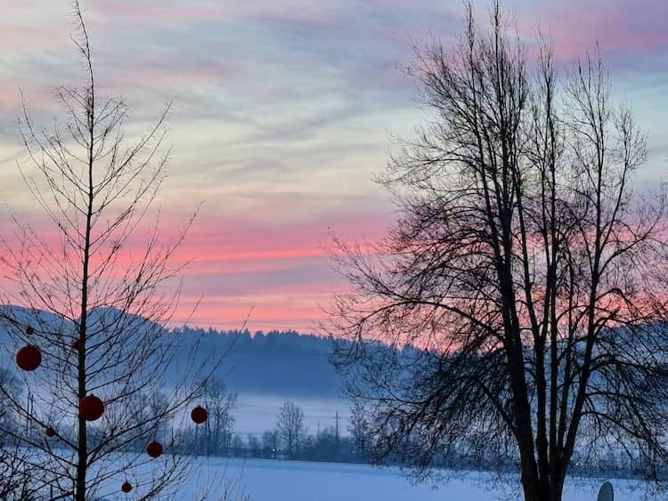 Abendrot am wilden Kaiser