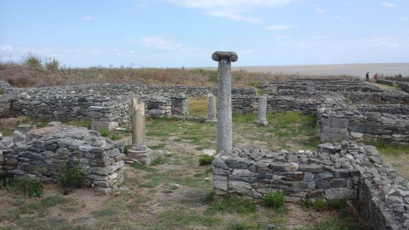 Rumänien archäologische Ausgrabungsstätte Histra,
