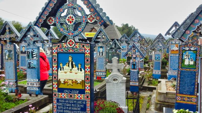 Sapanta fröhlicher Friedhof Rumänien